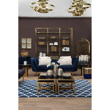 Alana 4 Bulb Gold Finish Pendant Light