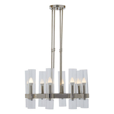 Alexis 8-Light Nickel Finish Ceilingt Light