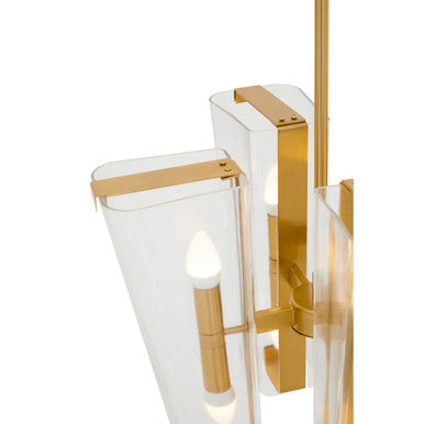 Celeste Antique Brass Finish Pendant Light