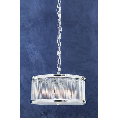 Kensington Townhouse Nickel Pendant Light
