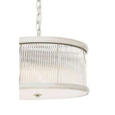 Kensington Townhouse Nickel Pendant Light