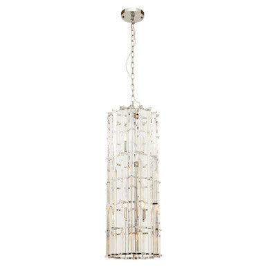 Karli Glass And Chrome Finish Vertical Light