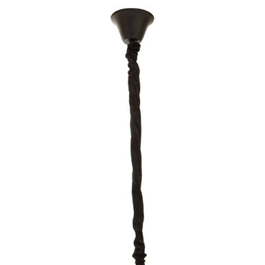 Babylon Small Black 6 Light Chandelier