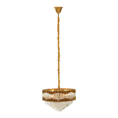 Babylon Four Bulb Antique Gold Chandelier