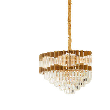 Babylon Four Bulb Antique Gold Chandelier
