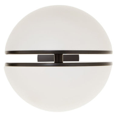 Abira Matte Black Ball Wall Light