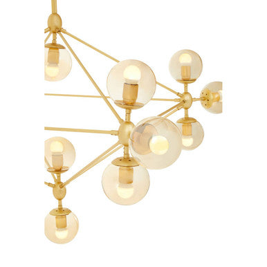 Abira Fifteen Arm Gold Finish Pendant Light