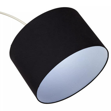 Hubert Satin Nickel Finish Metal Floor Lamp