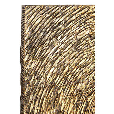 Modello Wood Carving Gold Finish Wall Art