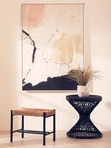 Astratto Natural Pink And Classic Wall Art