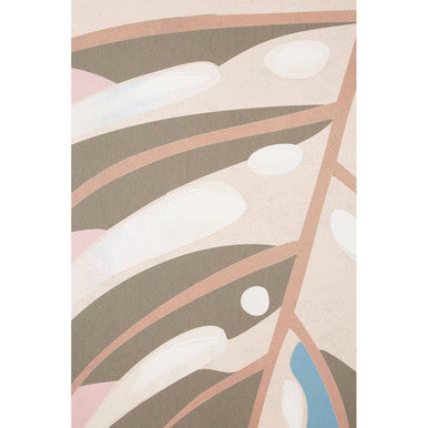 Astratto Canvas Leaf Design Wall Art