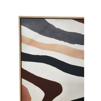 Astratto Set Of Two Multi Coloured Wall Art