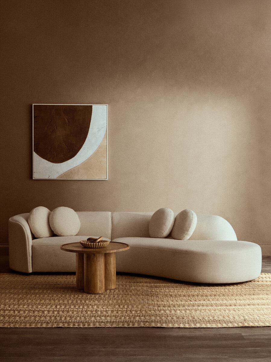 Astratto Brown and Natural Textured Wall Art