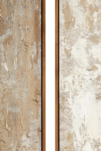 Astratto Set Of 2 Neutral Hued Textured Wall Art