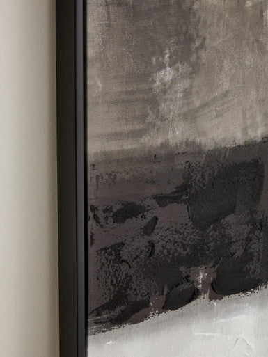 Astratto Monochrome Textured Canvas Wall Art