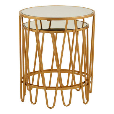 Avantis Set Of 2 Hairpin Design Side Tables
