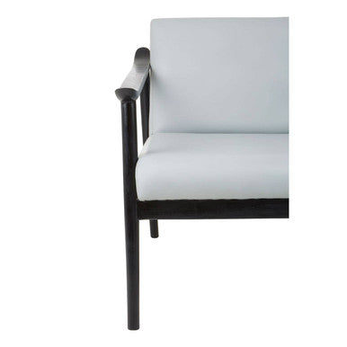 Kendari Grey leather Chair