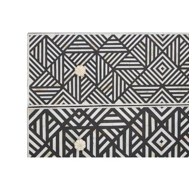 Fusion Bone Monochrome Chest of drawers