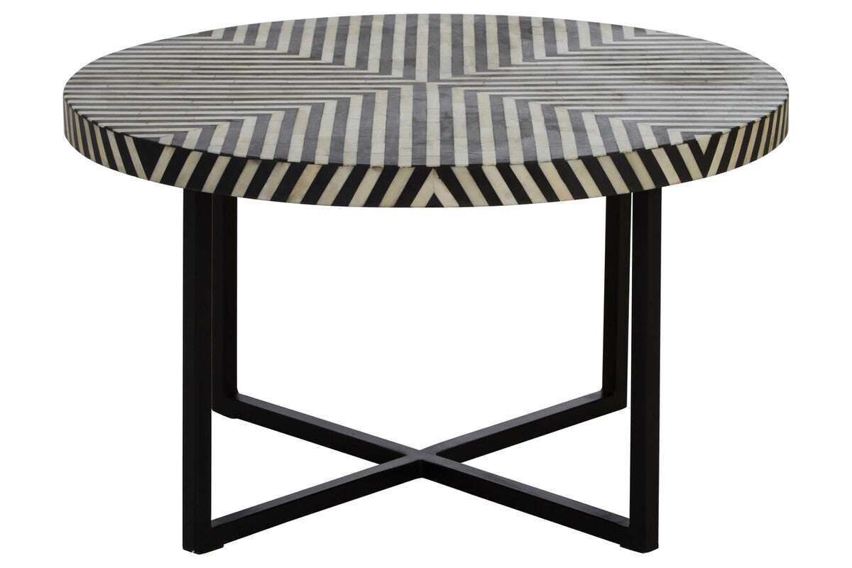 Boho Cross Base Coffee Table