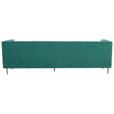 Otylia 3 Seat Green Sofa