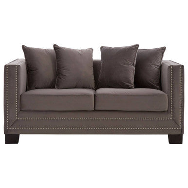 Sofia 2 Seat Viola Brown Sofa