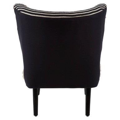 Cefena Black Moroccan Chair