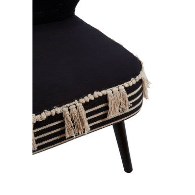 Cefena Black Moroccan Chair