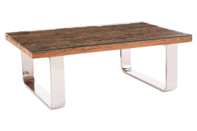 Kerala Natural U Shaped Base Coffee Table
