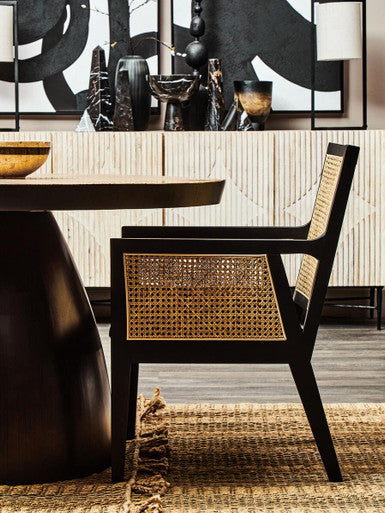 Corso Cane Rattan Back Chair