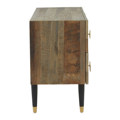 Malay Four Drawer Recycled Elm Wood Chest