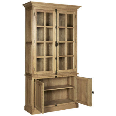 Lyon 4 Door Oak Wood Cabinet