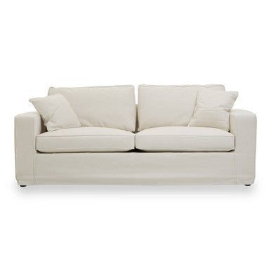 Valensole 3 Seat Cream Fabric Sofa