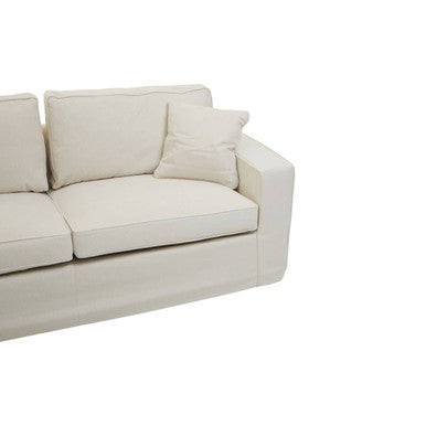 Valensole 3 Seat Cream Fabric Sofa