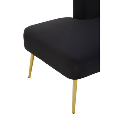 Heather Black Right Hand Chaise Longue