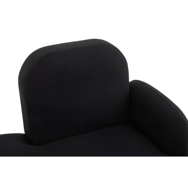 Heather Black Right Hand Chaise Longue