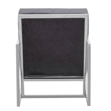 Hana Grey Velvet Chair