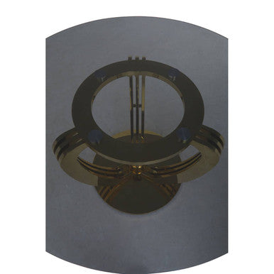 Moda Grey Tempered Glass Dining Table