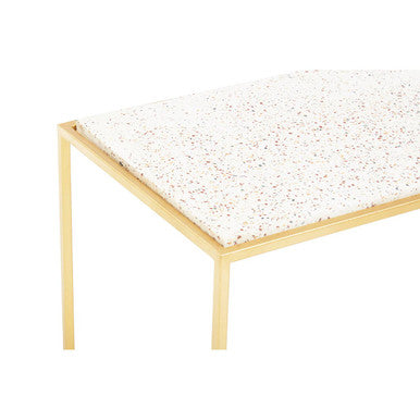 Templar Gold Finish Console Table