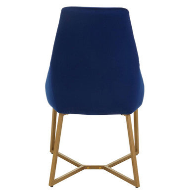 Vieste Midnight Velvet Dinner Chair