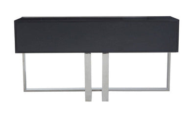 Genoa Grey Hi Gloss Finish Console Table
