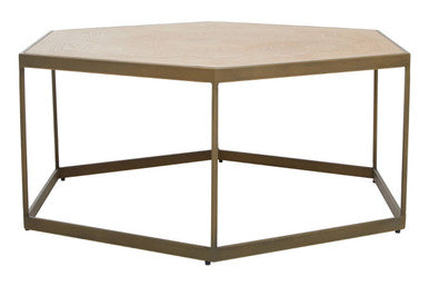 Grenoble Hexagonal Brown Coffee Table