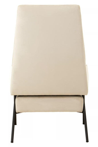Henia Cream Velvet Chair
