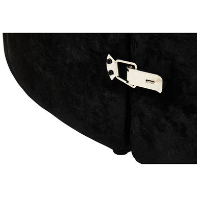 Hartford Black Tufted Round Sofa