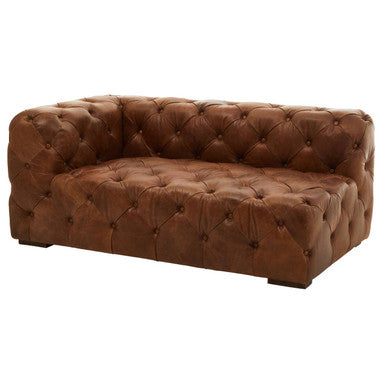 Hoxton Tufted Leather Right Arm Sofa