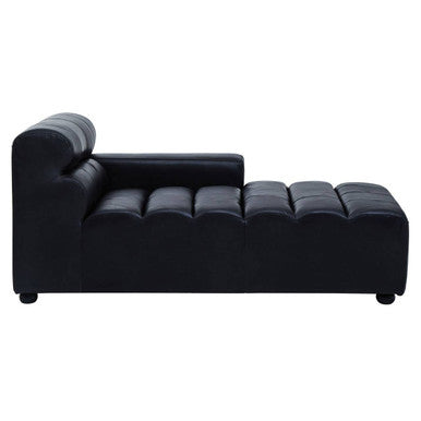 King Right Arm Leather Modular Chaise