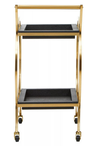 Cardoba Two Tier Black Serving Trolley