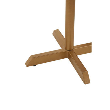 Varana Set of 2 Black Marble Top Round Side Table