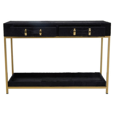 Kensington Townhouse Hair On Hide Console Table