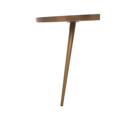 Amira Blue Enamel Nest Of Two Tables.