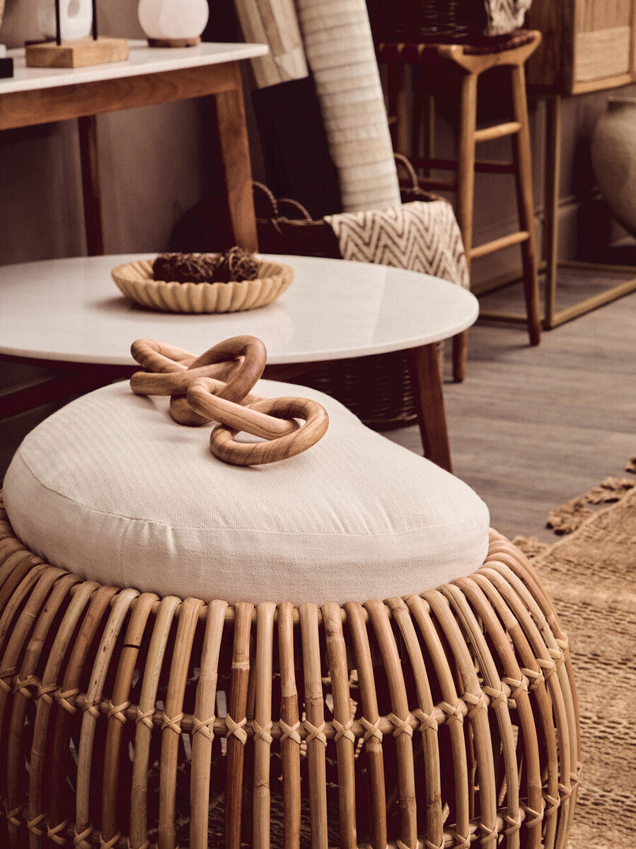 Myan White Marble Coffee Table